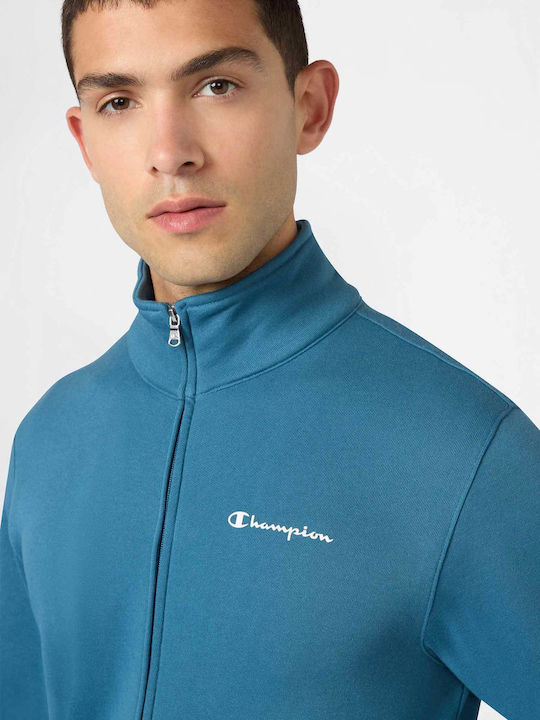 Champion tuta sportiva da uomo con cerniera intera 221786-BS133 blu