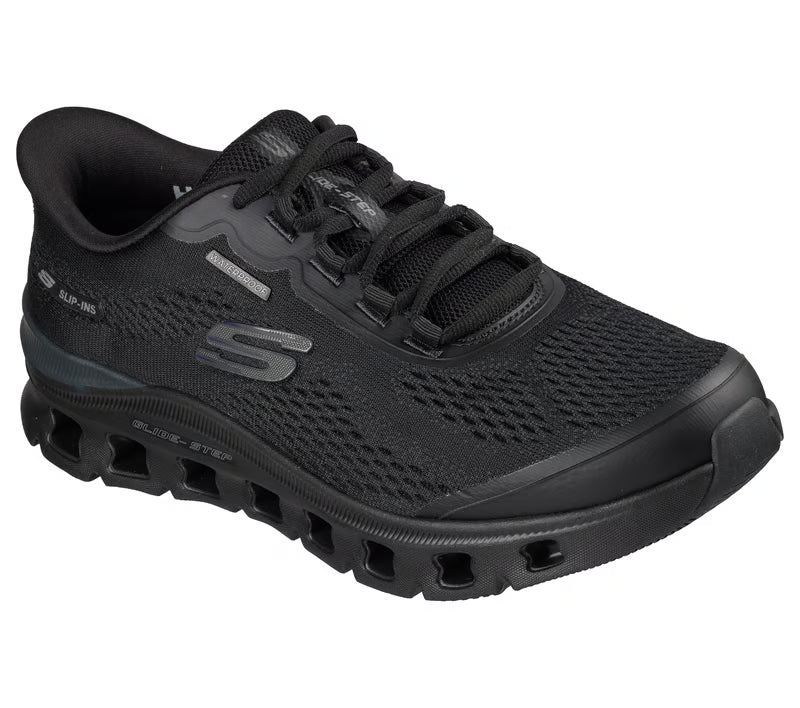 Skechers Scarpa sneakers uomo Slip-ins Waterproof: Glide-Step Pro - ChaChing 233135/BBK nero