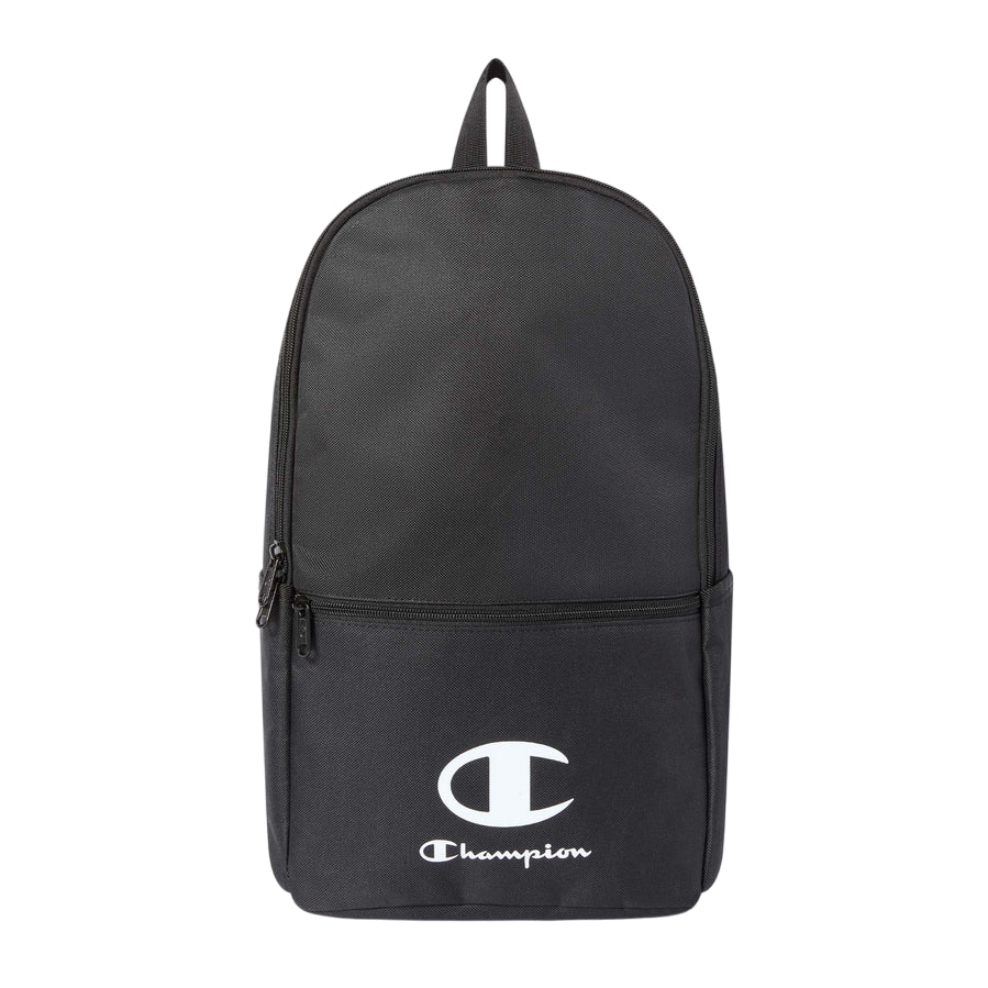 Zaino Champion multiuso unisex nero con design funzionale e resistente, ideale per uso quotidiano e trasporto pratico