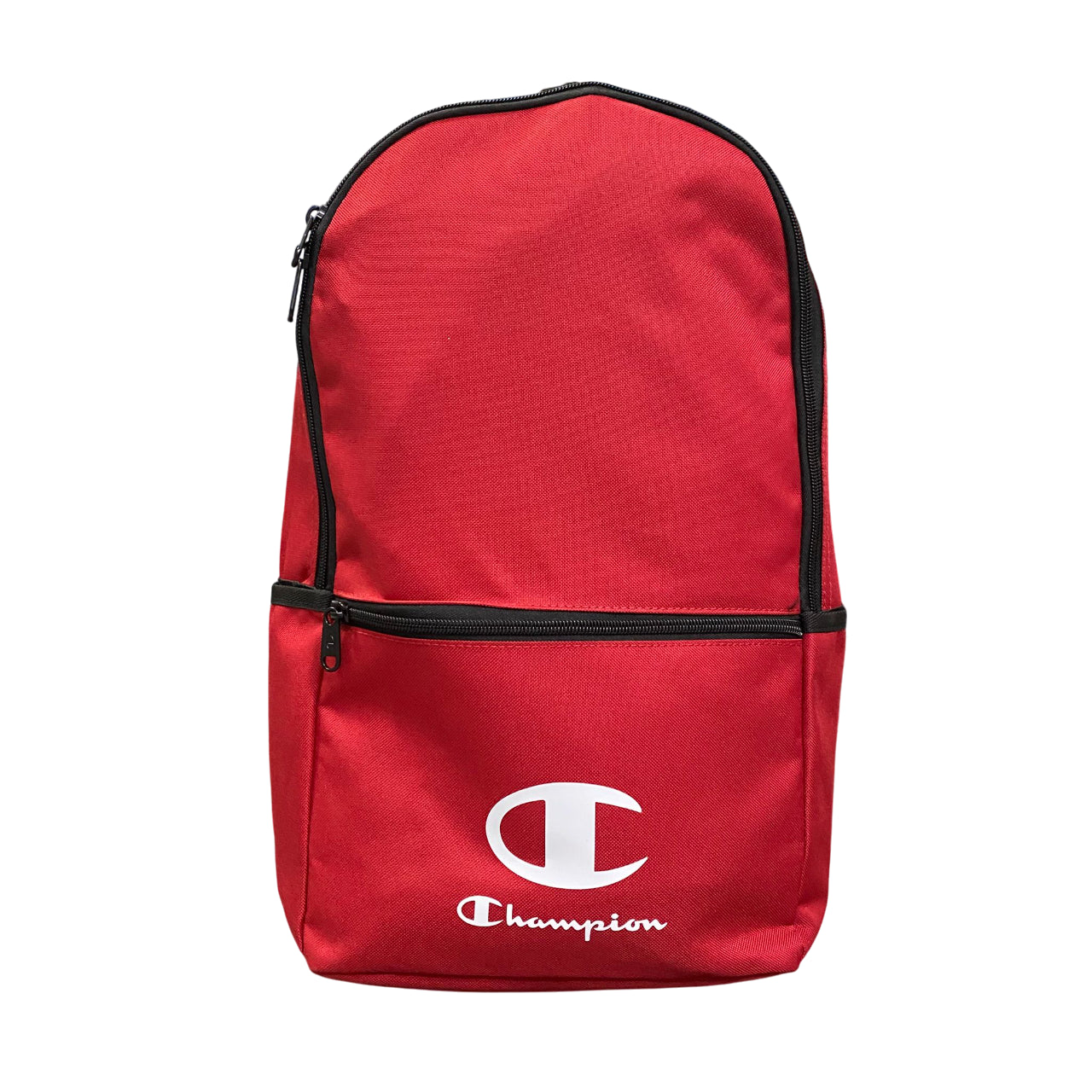 Zaino Champion multiuso unisex rosso con design funzionale e resistente, ideale per uso quotidiano e trasporto pratico