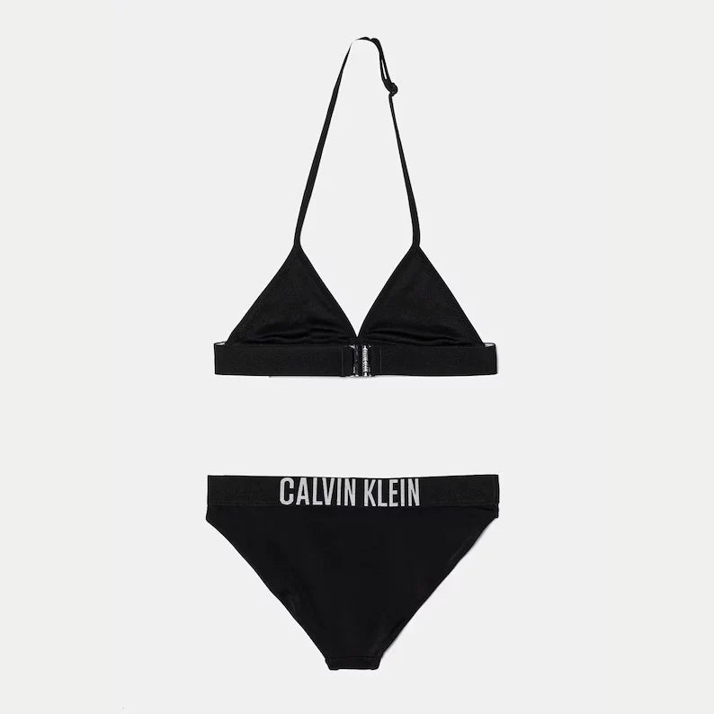 Calvin Klein costume bikini da ragazza KY0KY00090 BEH nero