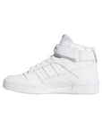 Adidas Originals Scarpa sneakers alta da ragazzo Forum Mid FZ2086 bianco