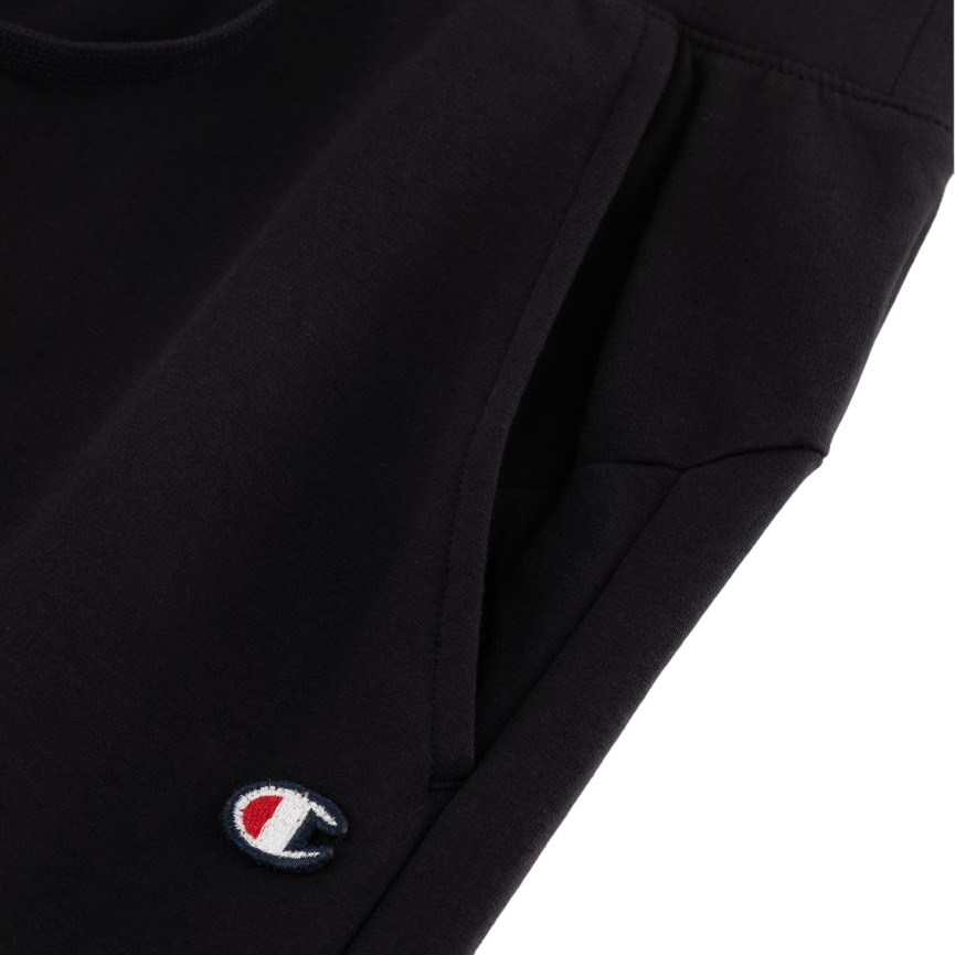 Champion pantalone sportivo da donna in cotone di felpa leggera elasticizzata Legacy 116609 KK001 nero