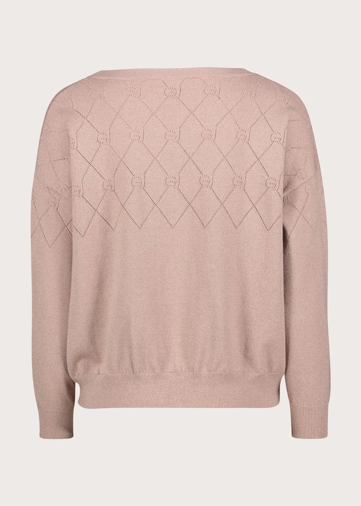 Gaudì Maglia rosa da donna con scollo a barca 621BD53052 rosa
