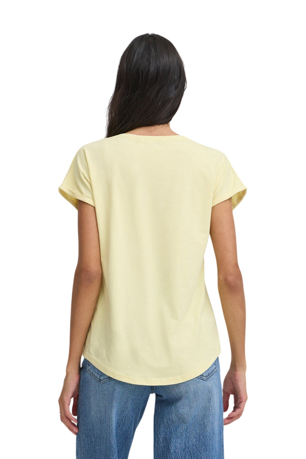 b.young maglietta manica corta donna BYPamila 20804205 80115 limonata - retro 