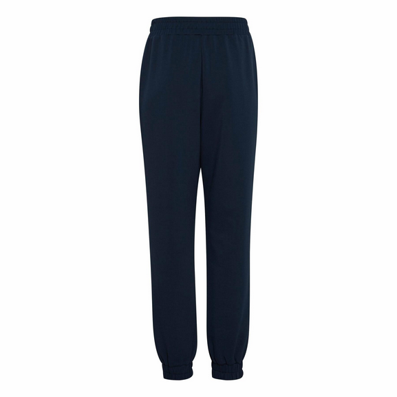 b.young pantalone con elastico in vita da donna Pusti 20811038 194020 blu