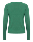 b.young maglia girocollo da donna BYmmorla long cuff 20815301 186018 verde