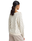 b.young maglione girocollo da pois da donna Bymiran dot Jumper 20815262 1306051 betulla