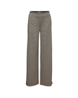 b.young pantalone casual da donna 20813951 200453 nero miscelato beige