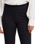 b.young pantalone da donna a zampa Byparrin 20815349 200451 nero