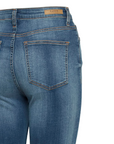 b.young pantalone jeans da donna svasati LOLA LUNI 20814291 200461 blu medio