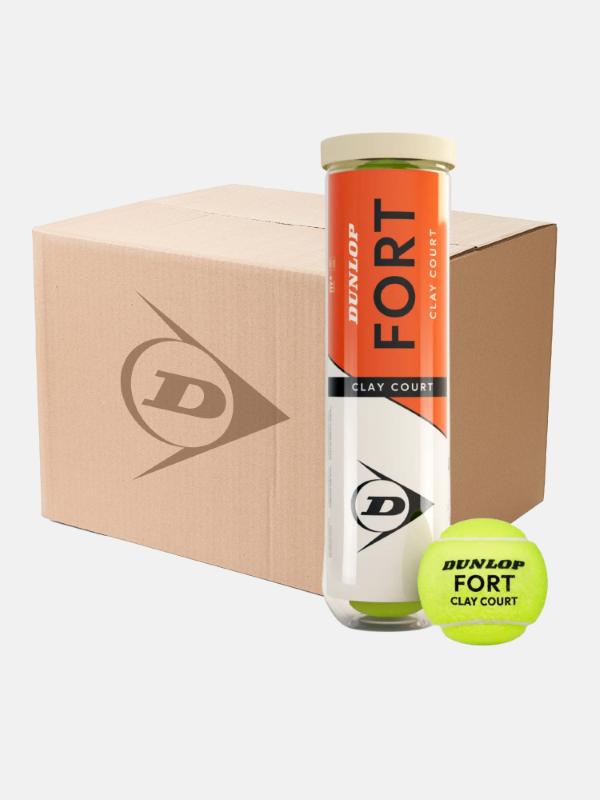 Dunlop Fort Clay Court 181613 Cartone 18 tubi da 4 palline