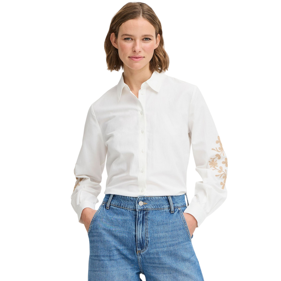 b young camicia da donna Byhetila 20816242 114300 bianco