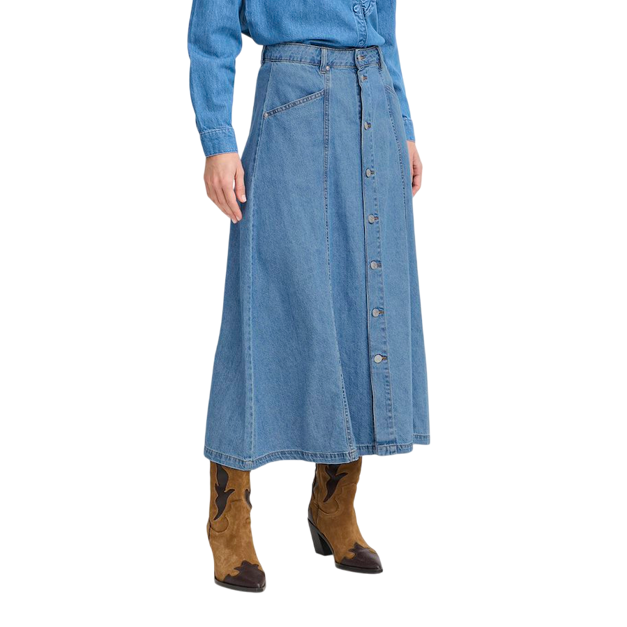 b young gonna in jeans da donna Kapuca 20816155 200461 blu chiaro