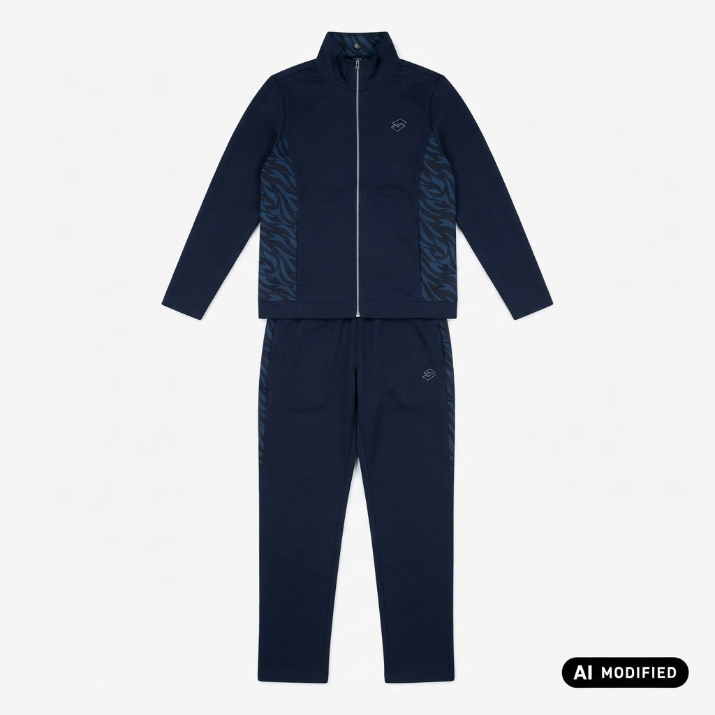 Lotto tuta sportiva felpata da donna Gal 222881 1C1 blu
