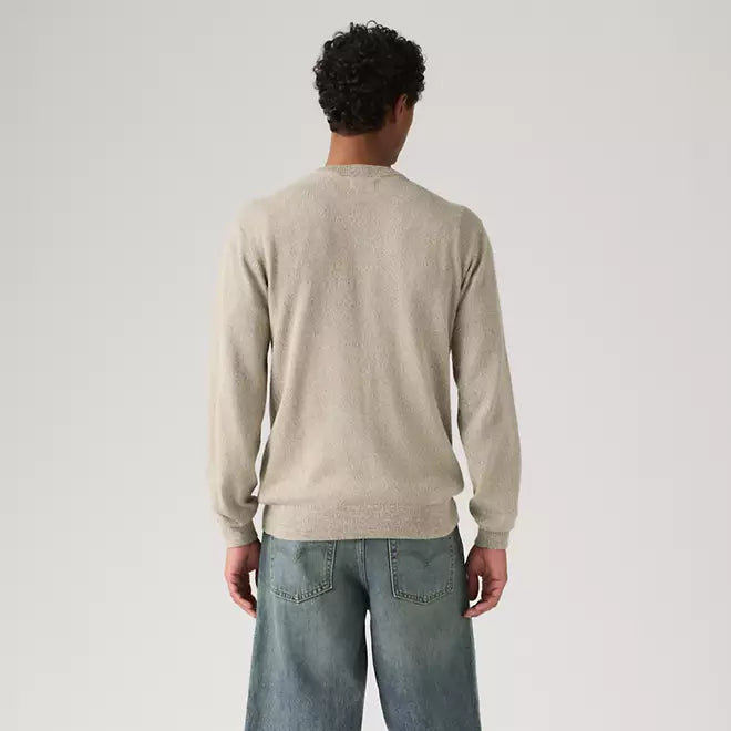 Levi's Maglia da uomo Lightweight Housemark Sweater A72070048 beige