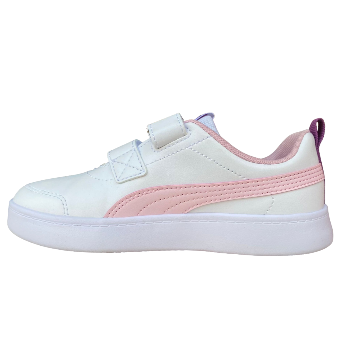 Puma sneakers da bambina Courtflex v2 V PS 371543 15 white pink