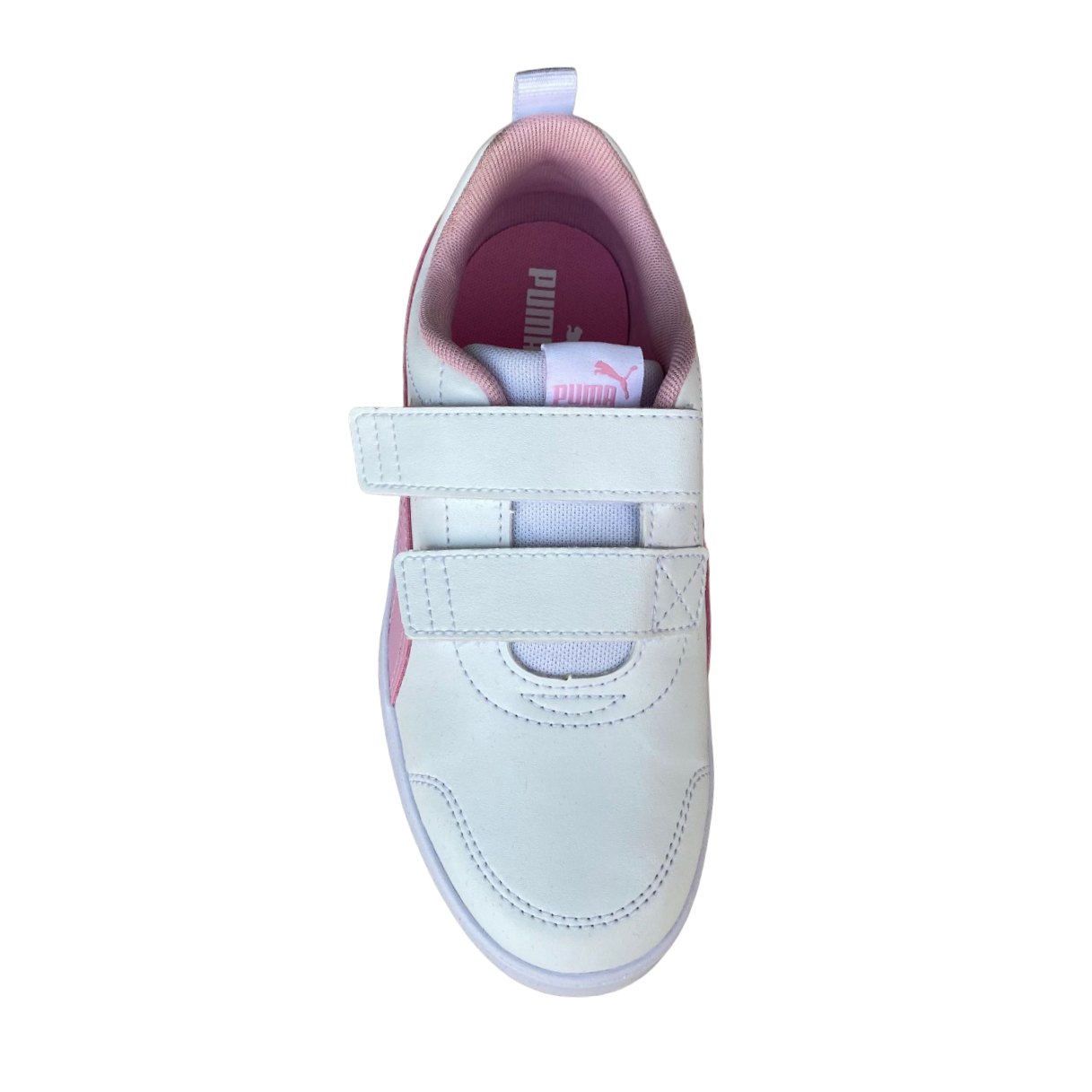 Puma sneakers da bambina Courtflex v2 V PS 371543 11 white-pale pink