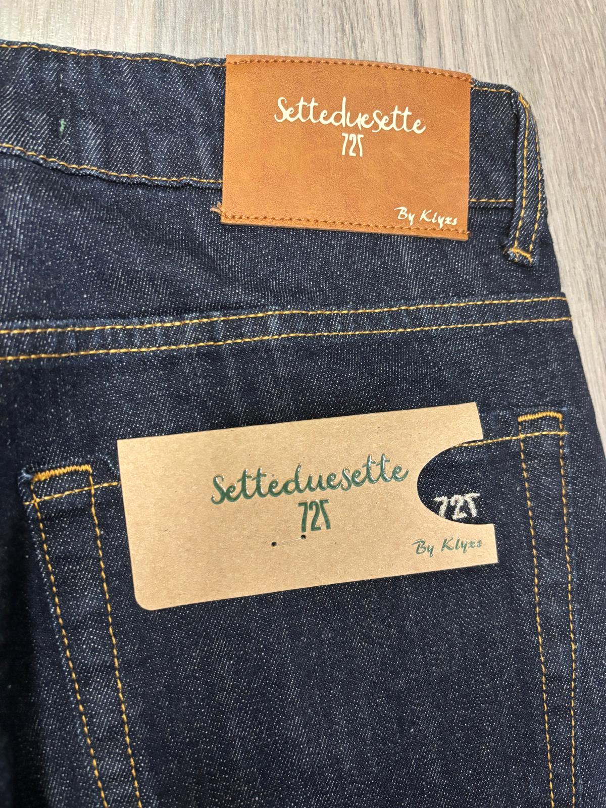 Setteduesette by Klixs pantalone jeans uomo Mike 01154EJ blu