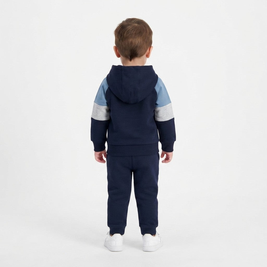 Champion felpa junior chiusa con cappuccio Hooded Sweatshirt 307715 BS501 blu