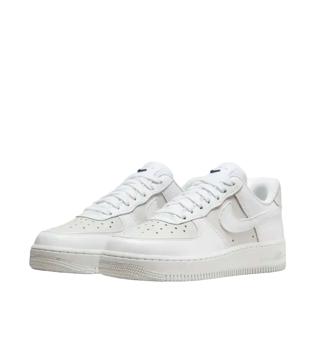 Nike scarpa sneakers da donna Air Force 1 '07 LX DZ2708 102 bianco grigio
