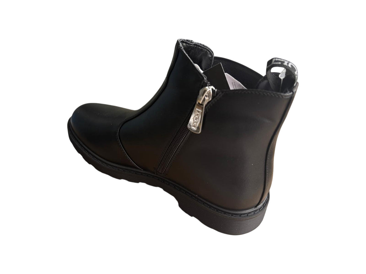 Cult stivale bimbo senza laccio con cerniera laterale T-713 31-35 nero