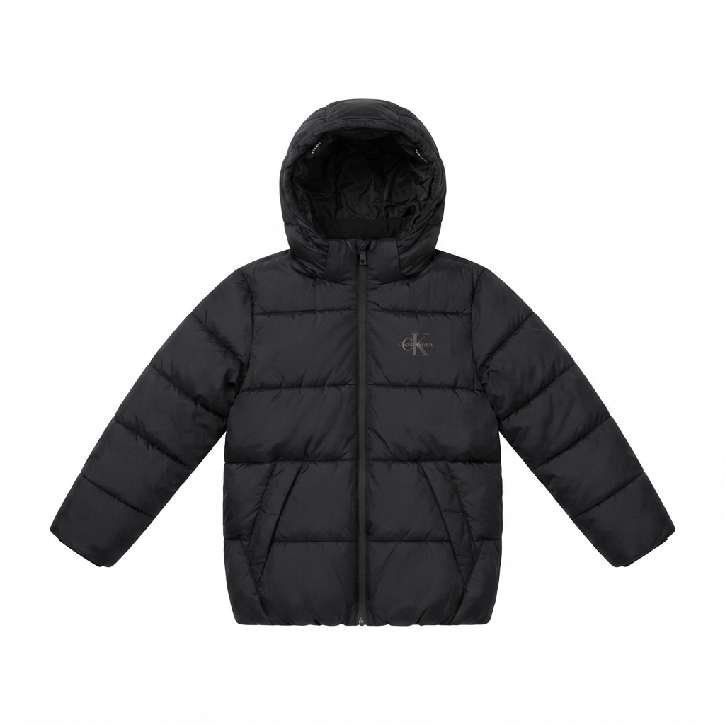 Calvin Klien piumino junior Puffer LVCKTJM16B BEH nero
