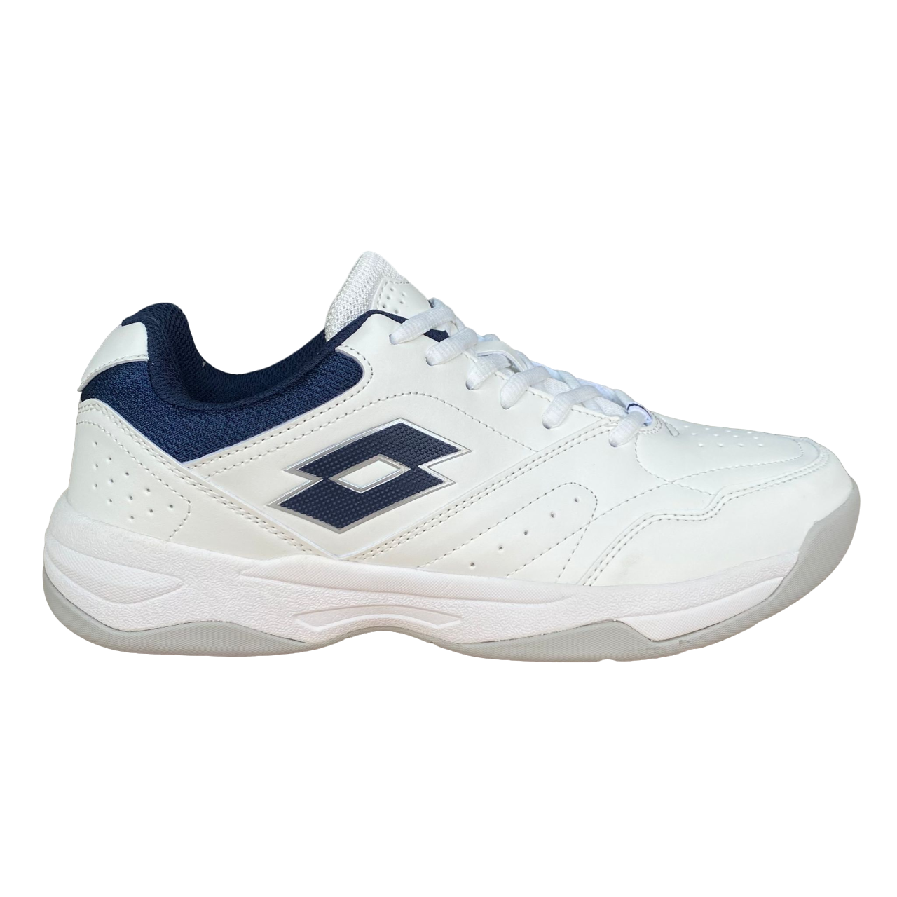 Lotto Court Logo AMF XX 220635 10U - Scarpe Tennis Uomo Bianco Blu