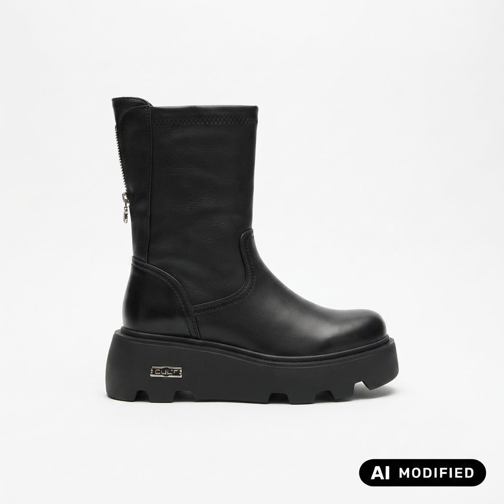 Cult stivale  donna New Rock 4804 Mid CLW480400 nero