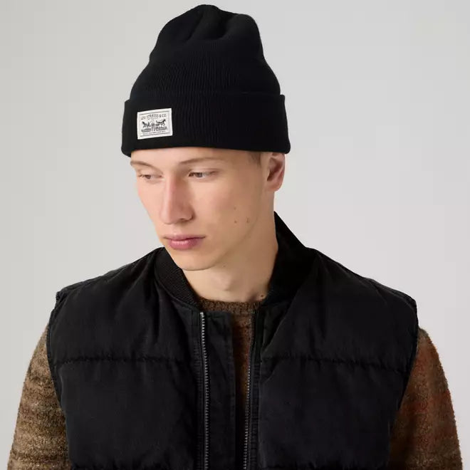 Levi's cappello Embarcadero Beanie 007Z10002 nero