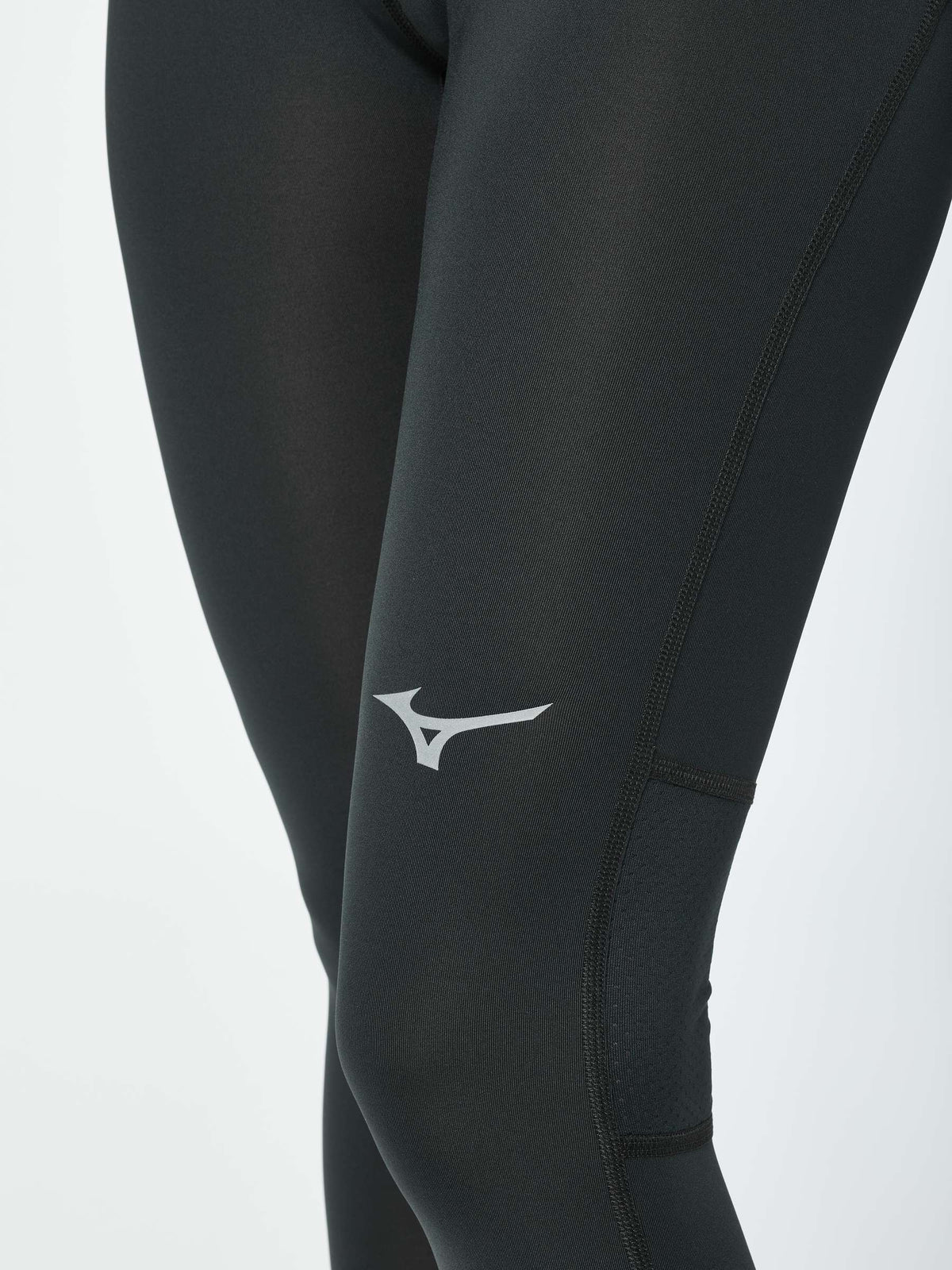 Mizuno pantalone running da donna Team Long Tight U2EBB766 09 nero