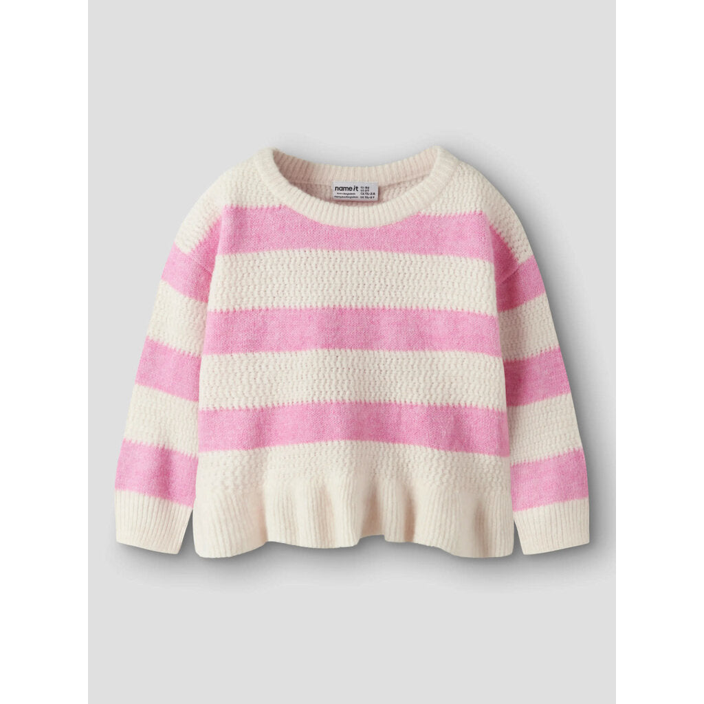 Name it maglioncino da bimba Nyla 13259433 bianco-rosa