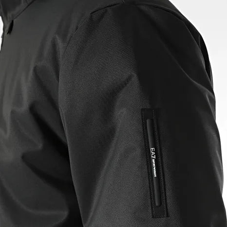 EA7 ARMANI giubbotto Caban da uomo con cappuccio 7M002375 AF15952 UC001 nero