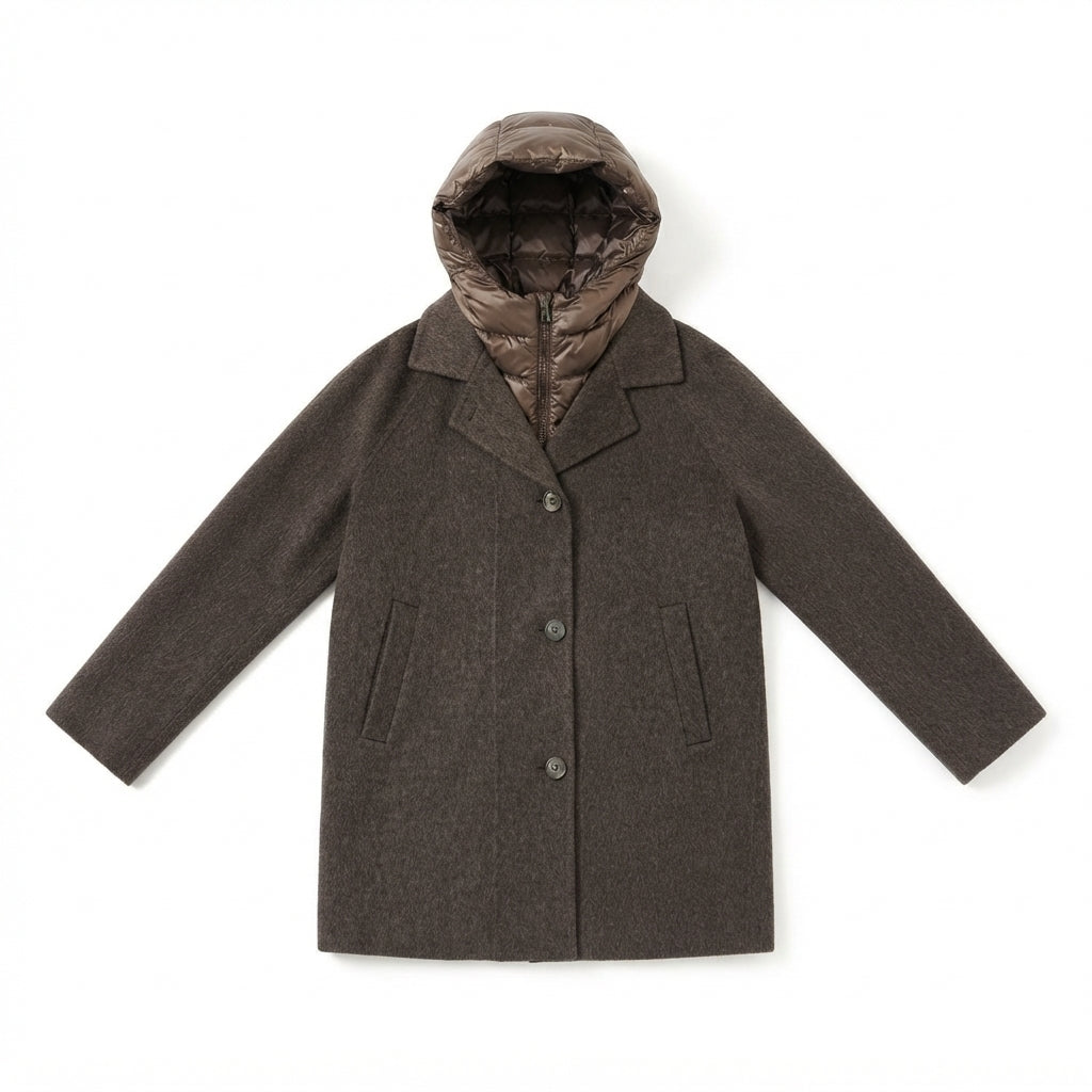 Bomboogie cappotto con piumino da donna CW9721TWLA6 148 bronzo