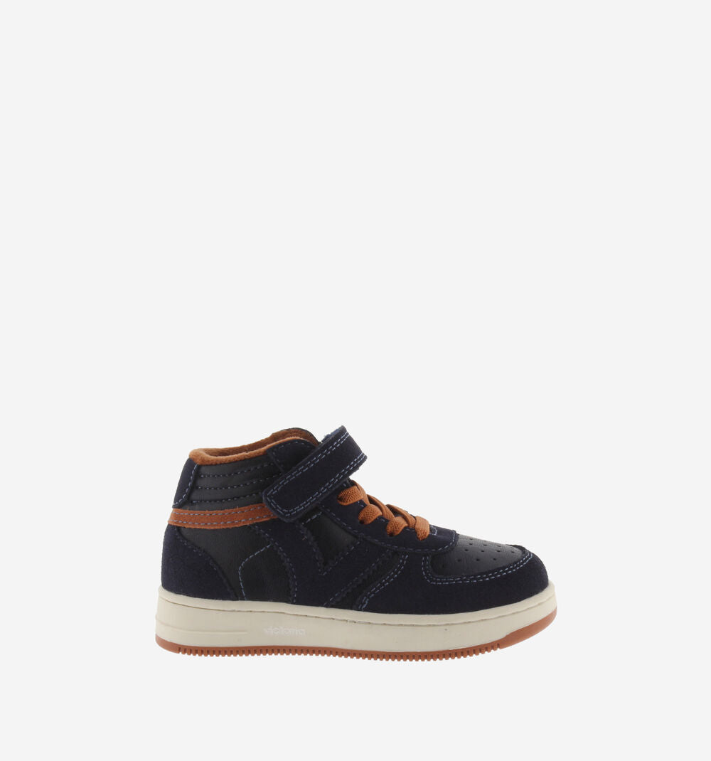 Victoria scarpa sneakers bimbo con laccio elastico e velcro 1124133 blu