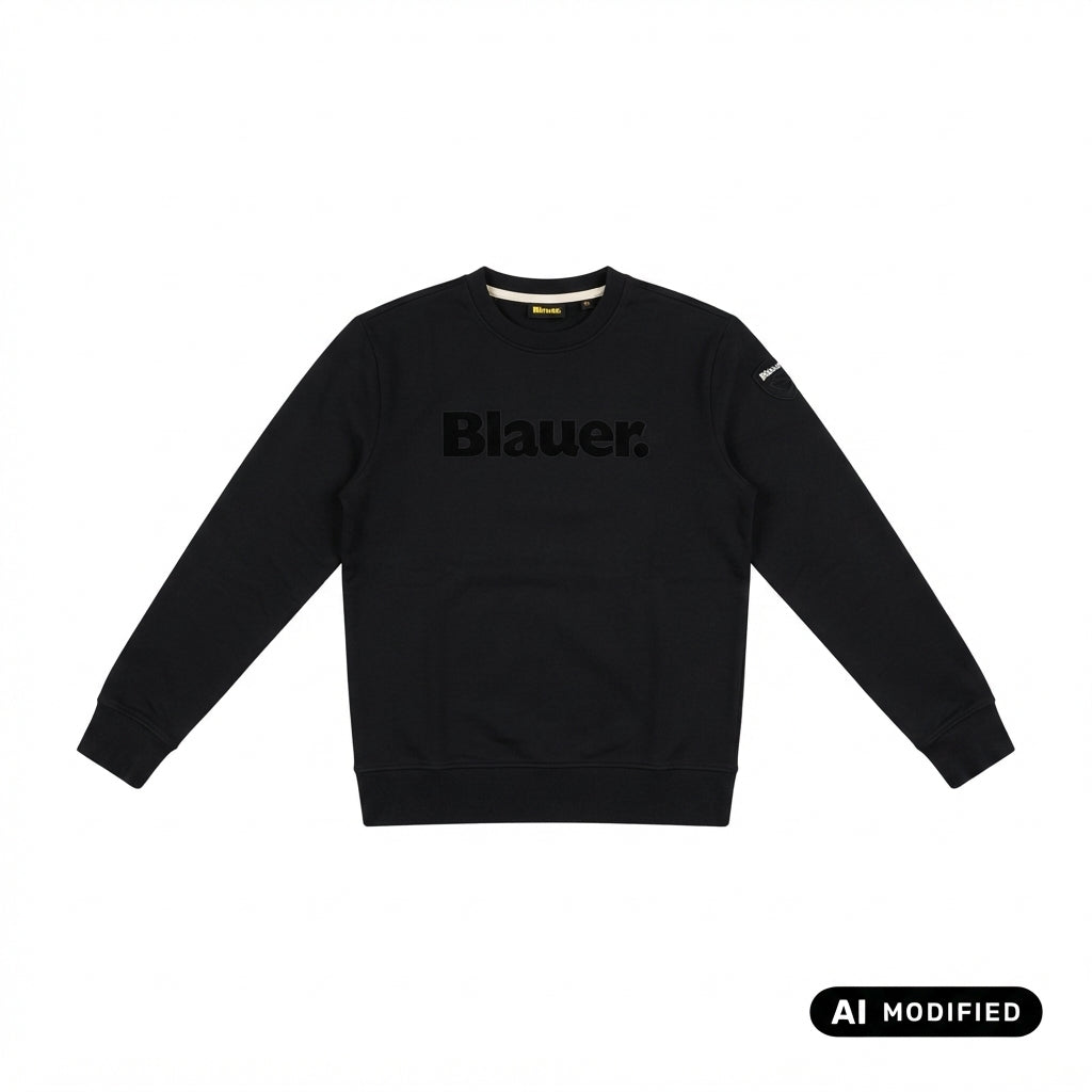 Blauer felpa girocollo da uomo Crosby 26WBLUF3317 007693 888 blu