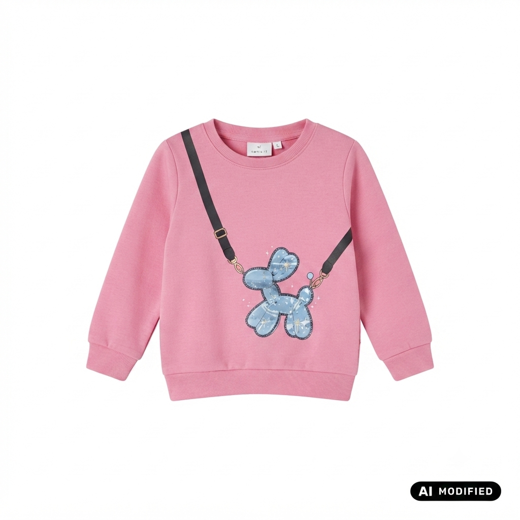 name it felpa da bimba Neome 13259268 rosa
