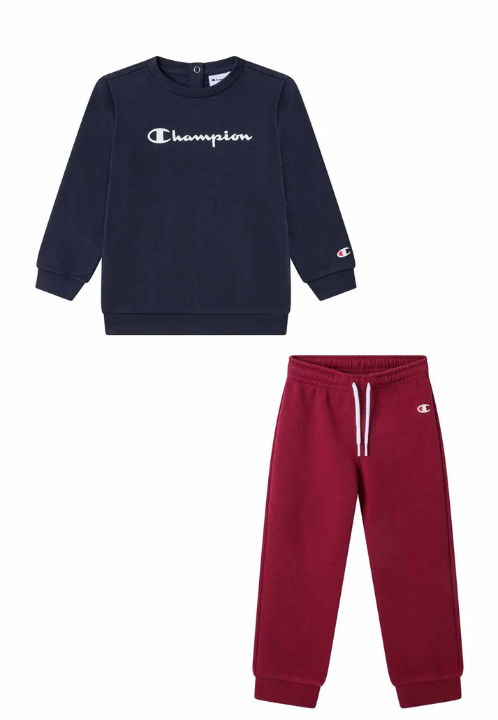 Champion tuta sportiva infant in cotone felpato 307327-BS501 verde