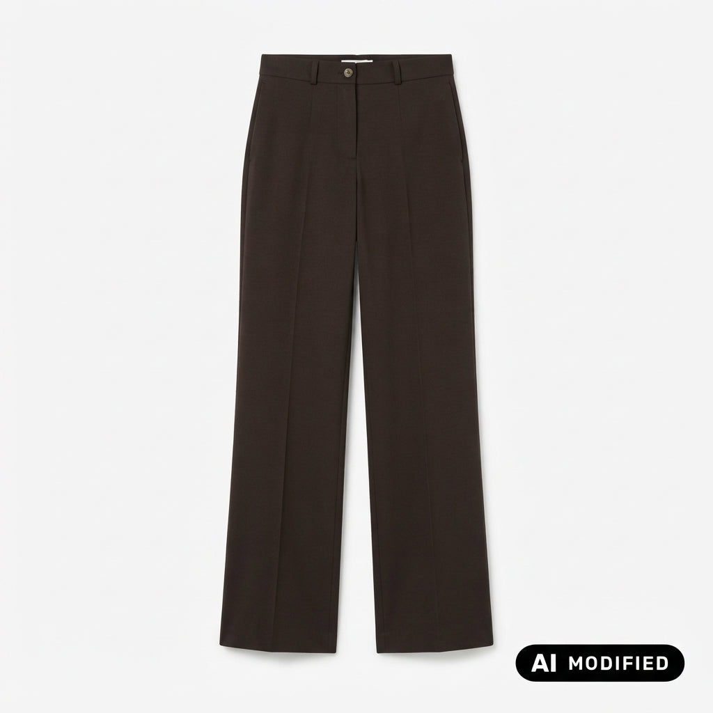 Yes Zee pantalone casual da donna 1468 P389/D700 2232 marrone