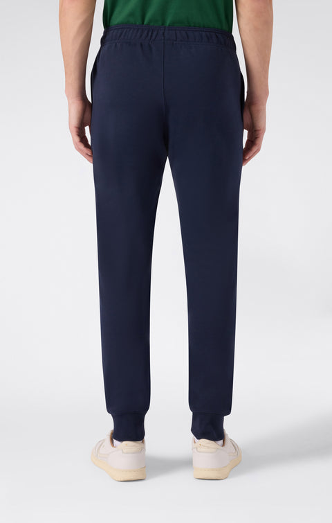 Champion pantalone sportivo felpato da uomo Jogger Slim Fit con Polsino 220299-BS501 blu