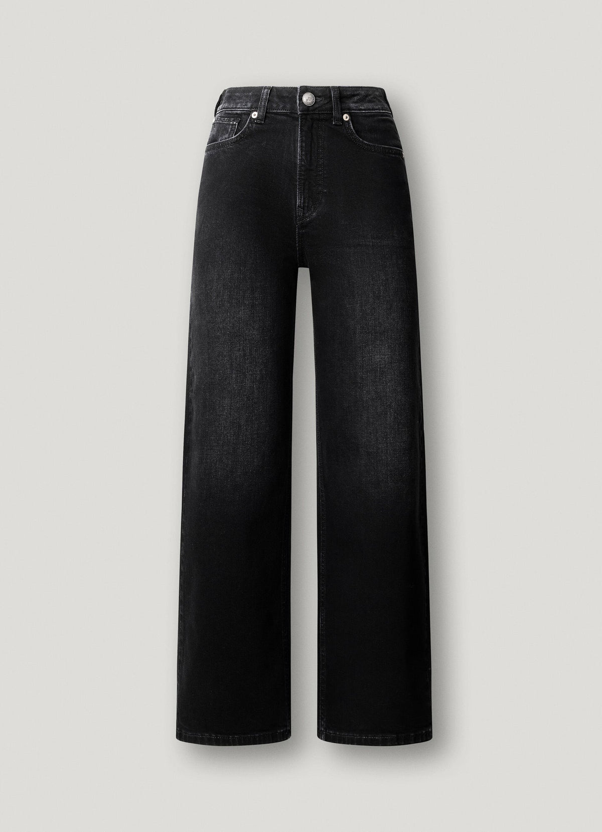 Pepe Jeans lexa - jeans straight fit a vita alta PL2051081 nero