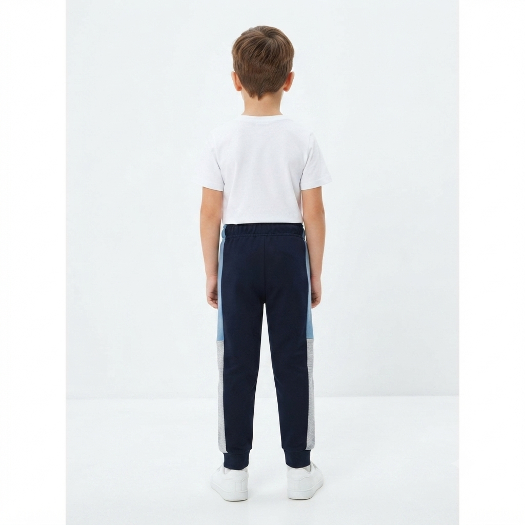 Champion pantalone sportivo junior Rib Cuff Pants 307717 BS501 blu