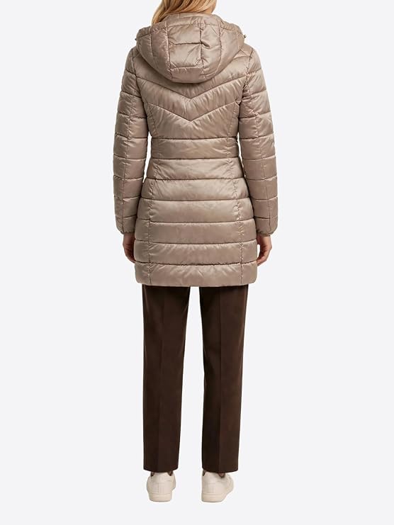 Yes Zee Piumino Lungo 1003 O017 M500 Donna Beige - Capospalla
