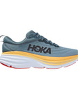 Hoka One One scarpa da corsa da uomo M Bondi 8 1123202/GBMS blu grigio-giallo