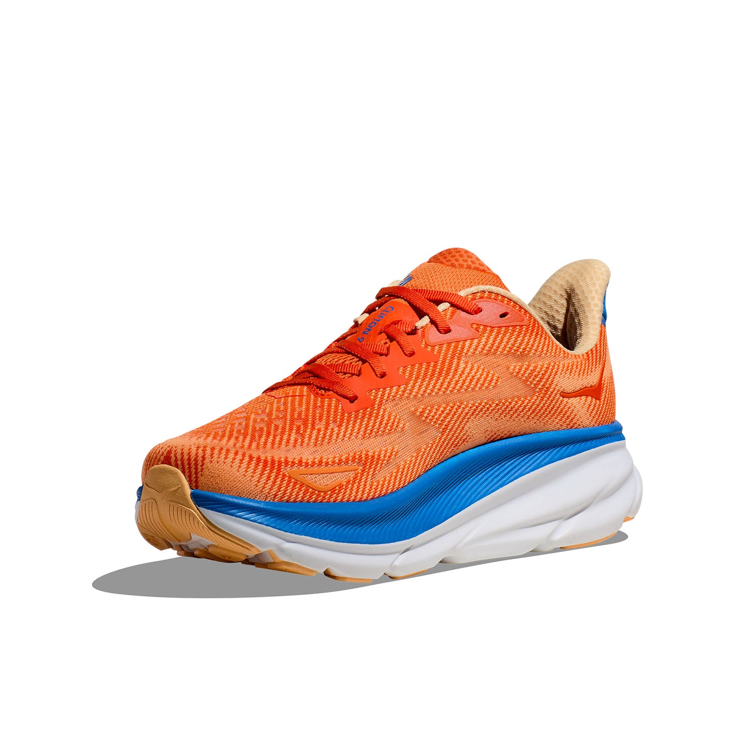 Hoka One One scarpa da corsa da uomo Clifton 9 1127895/VOIM arancio azzurro blu