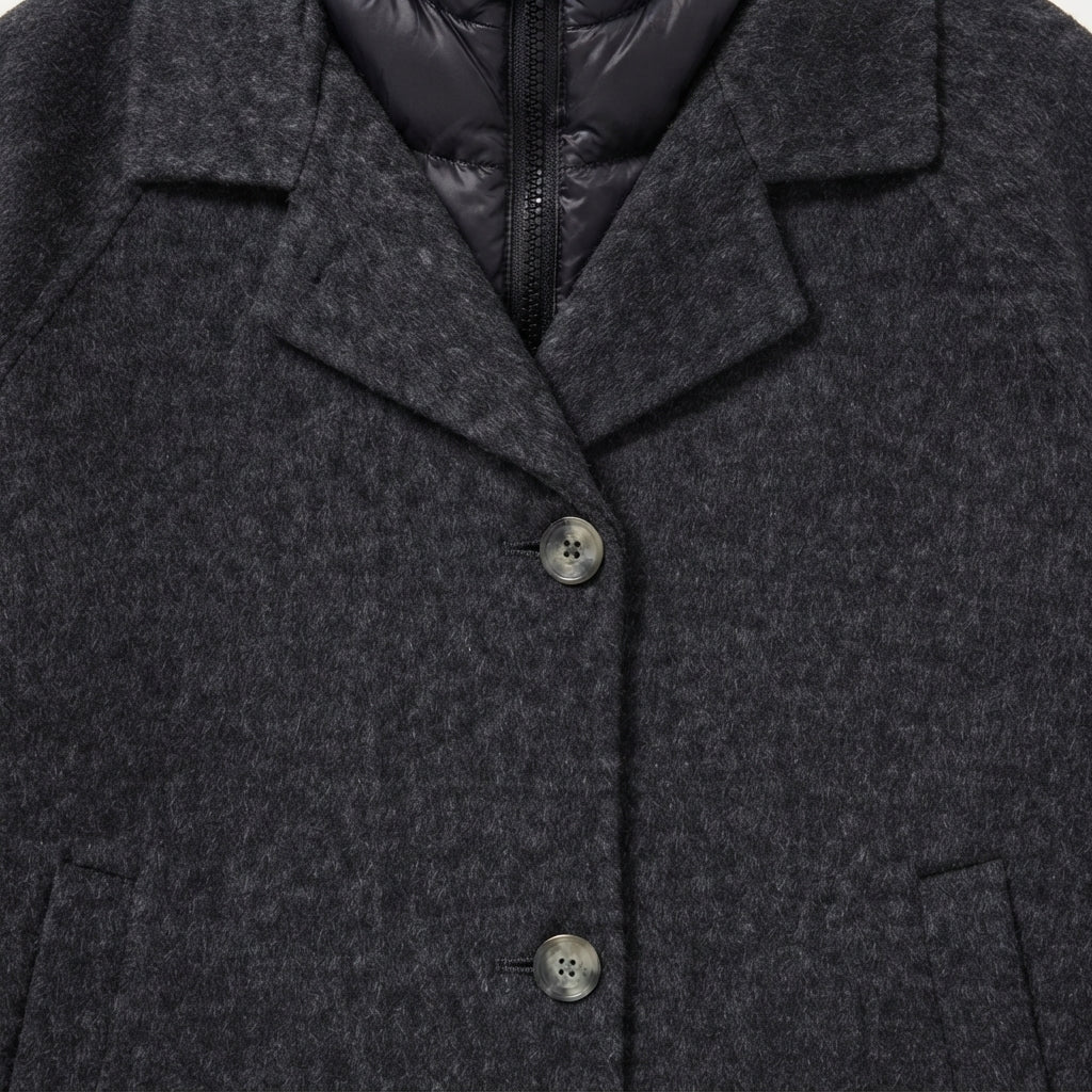 Bomboogie cappotto con piumino da donna CW9721TWLA6 90 nero