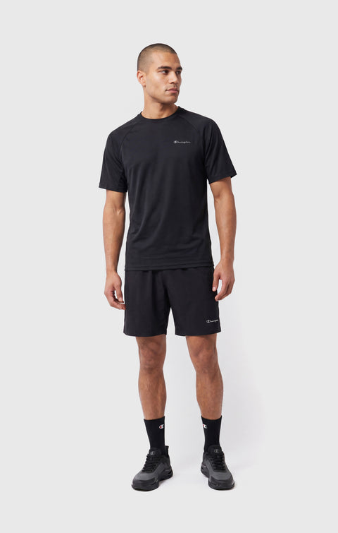 Champion pantaloncino sportivo uomo 7” in Tessuto Stretch 222774-KK001 nero