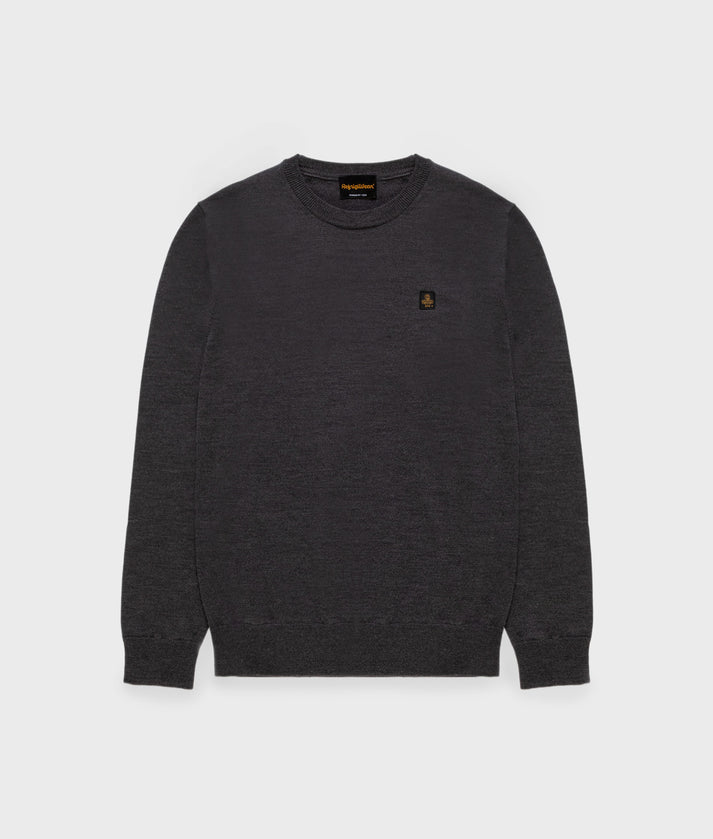 RefrigiWear Bennet Wash Pullover M26908 MA0015 I07220 - Maglione Uomo in Lana Merino