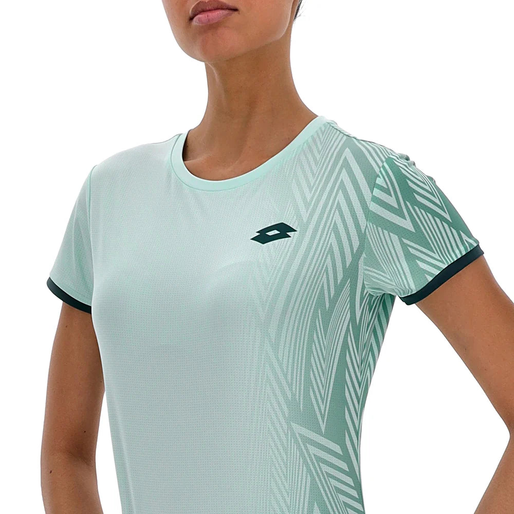 Lotto t-shirt da tennis donna TECH D3 223347-EPK verde chiaro