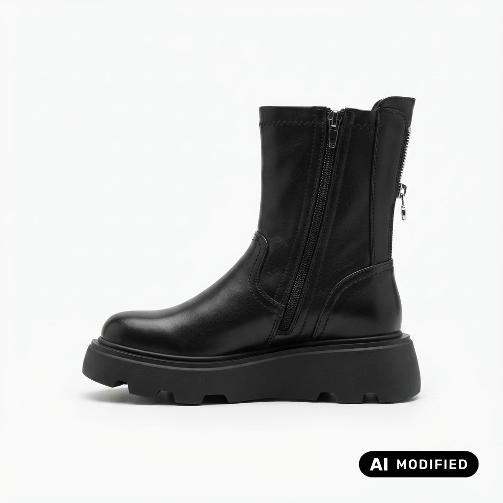 Cult stivale  donna New Rock 4804 Mid CLW480400 nero